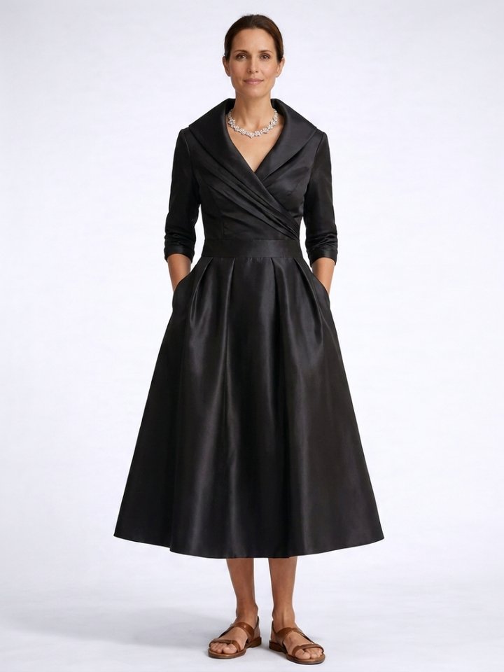 Yan | Elegant Midi Dress