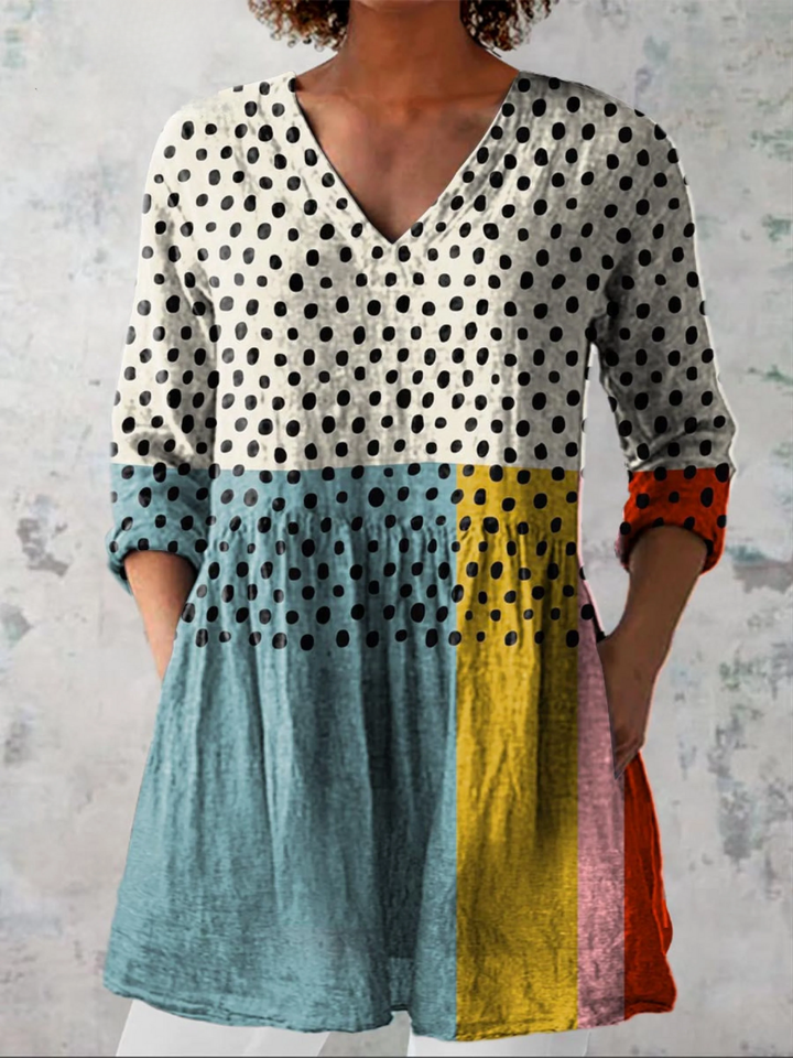 Eunice | Long V-Neck Tunic