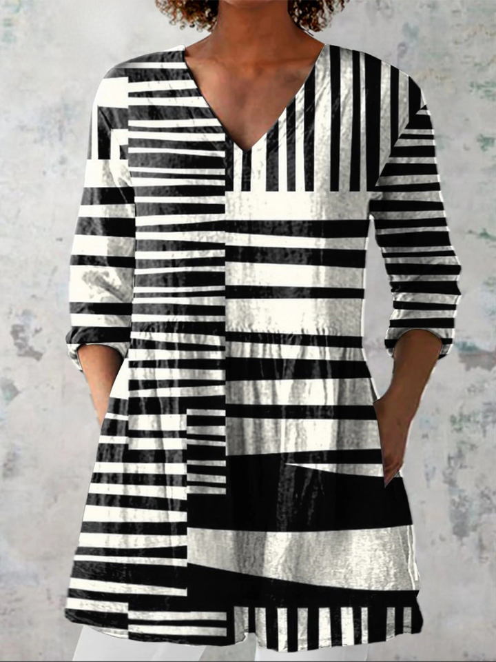 Bess | Long V-Neck Tunic
