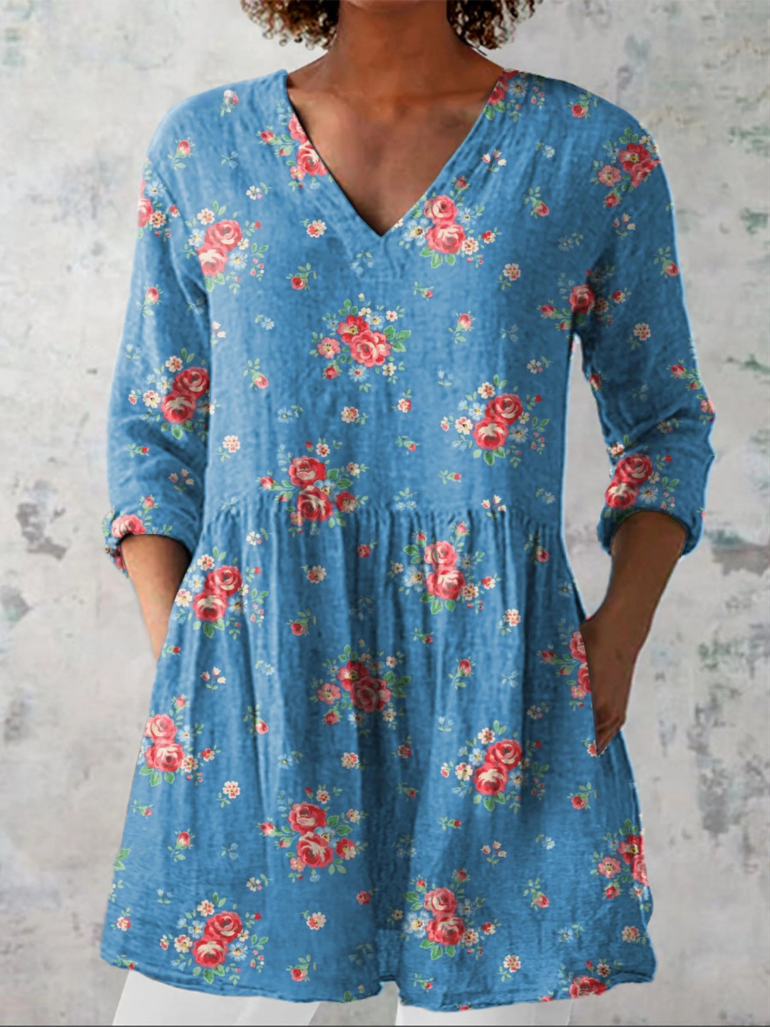 Nellie | Long V-Neck Tunic