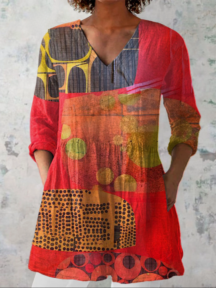 Doris | Long V-Neck Tunic