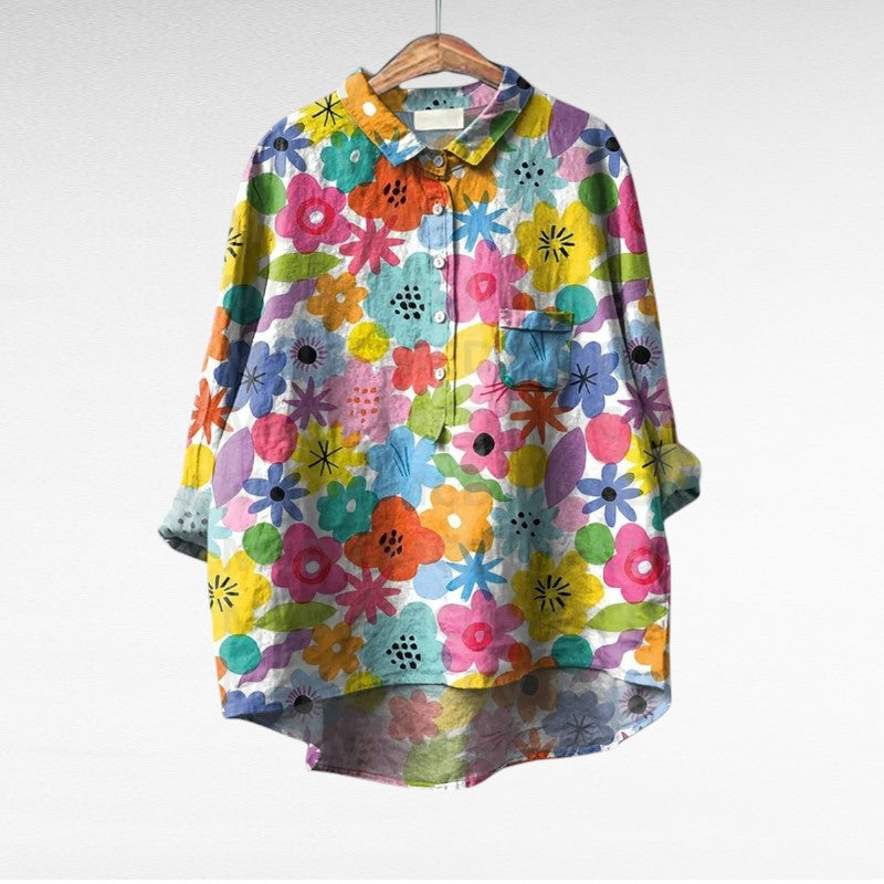 Thérèse | Elegant summer blouse