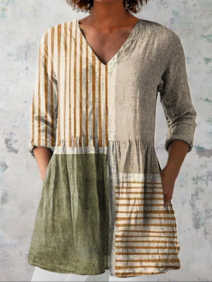Effie | Long V-Neck Tunic