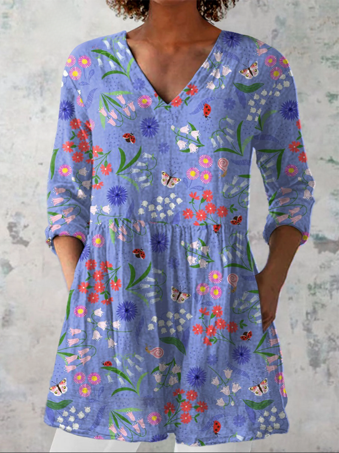 Eva | Long V-Neck Tunic
