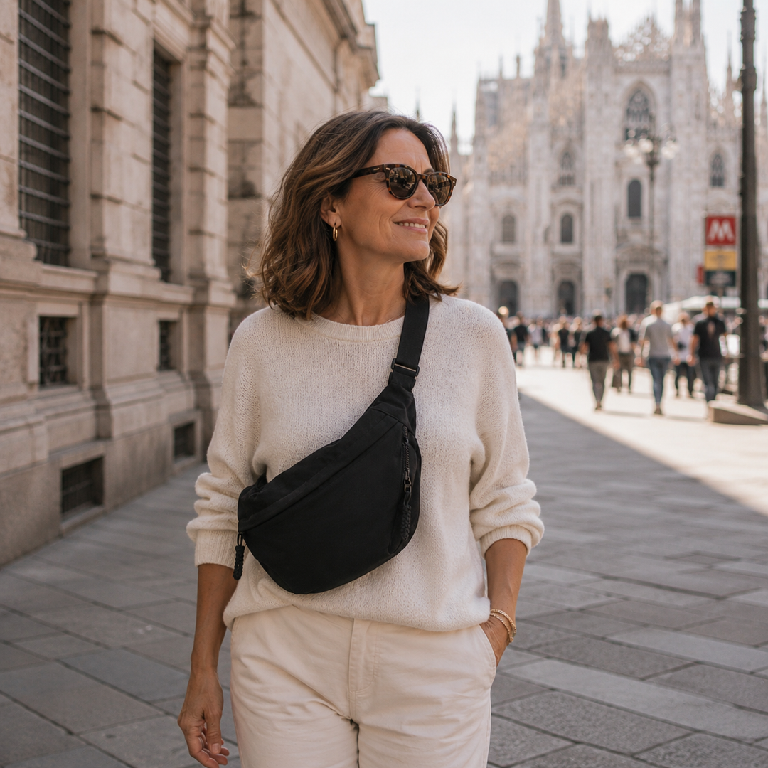 Luna crossbody bag lifestyle