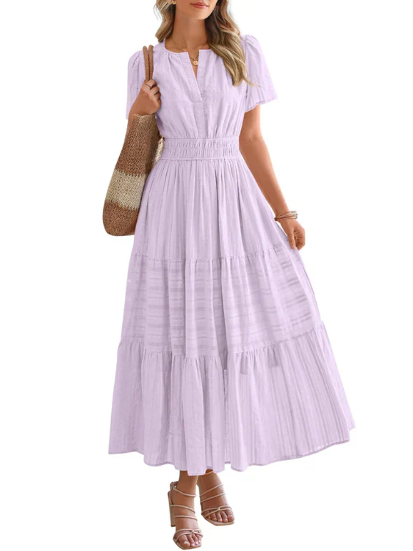 Maelie™ | Smocked Waist Tiered Maxi Dress