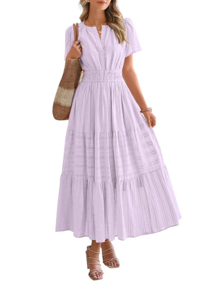 Maelie™ | Smocked Waist Tiered Maxi Dress