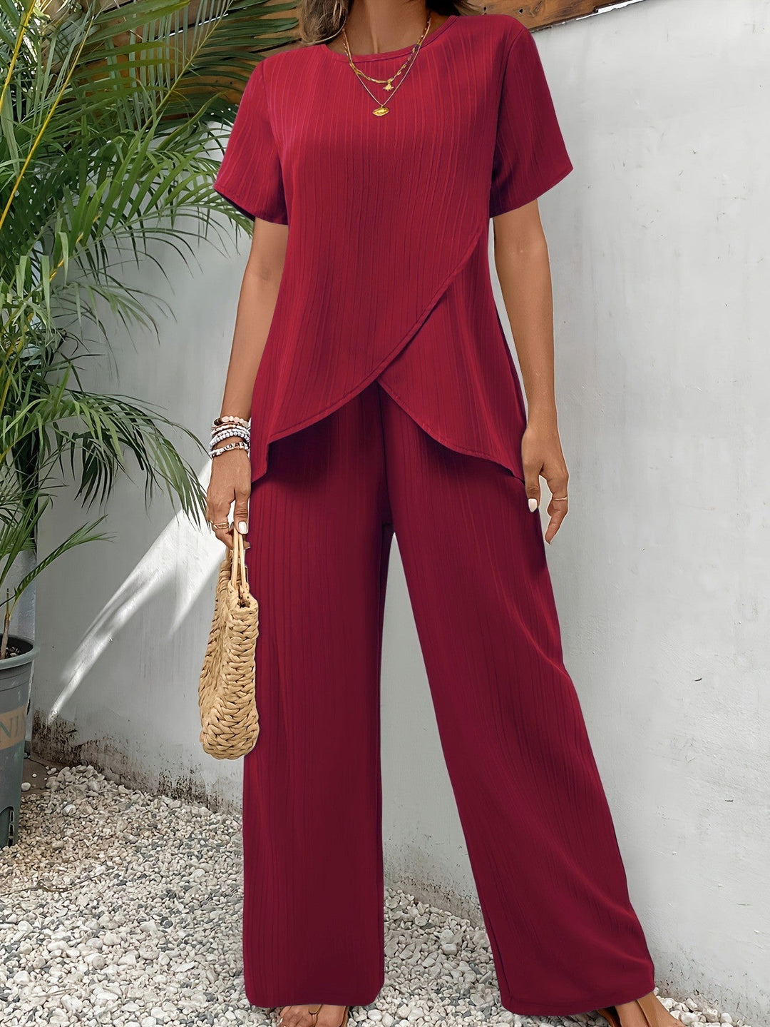 Cathy™ | Polished Effortless Cotton Linen Set