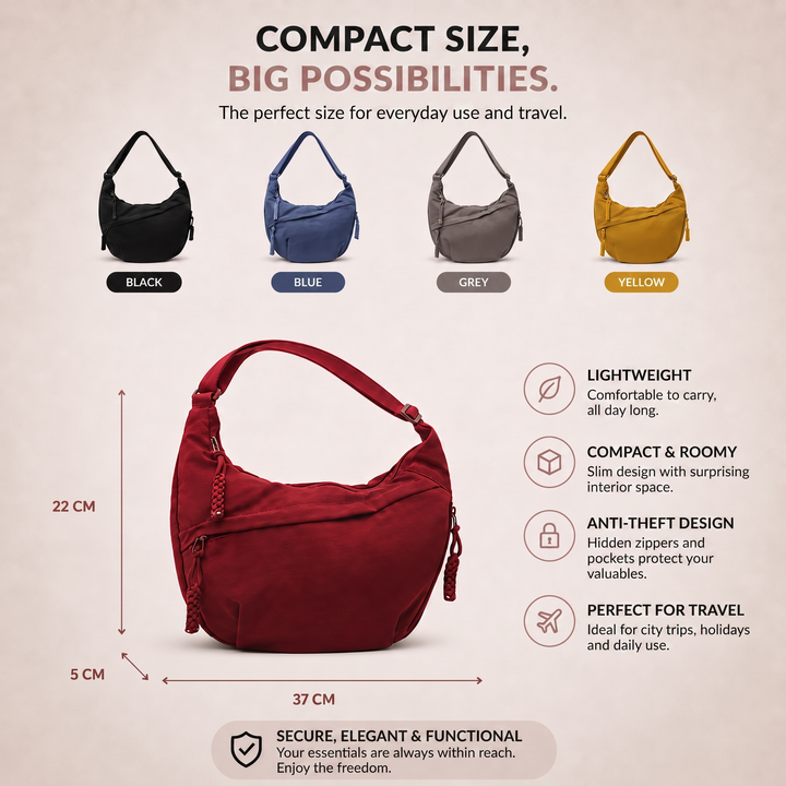Luna bag sizes and colours