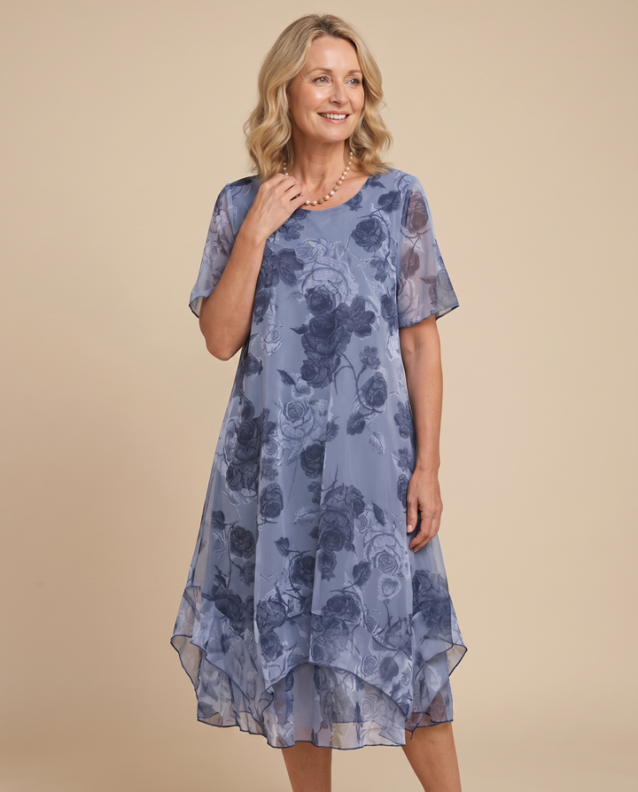 Eleanor | Elegant Comfort Pleated Dress