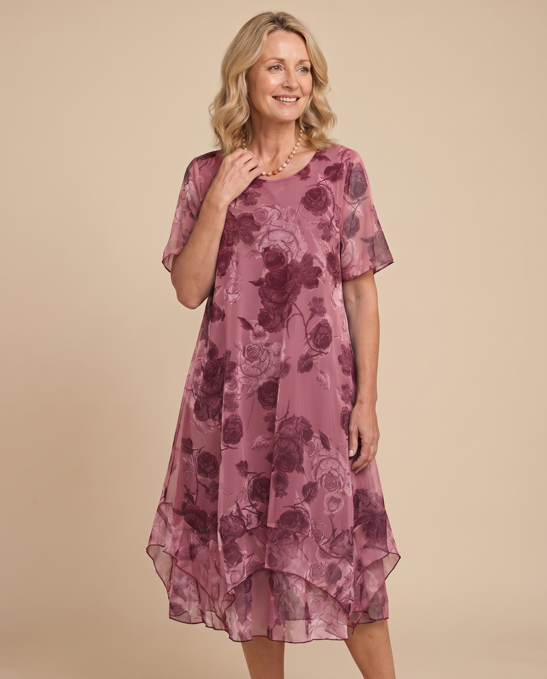 Eleanor | Elegant Comfort Pleated Dress