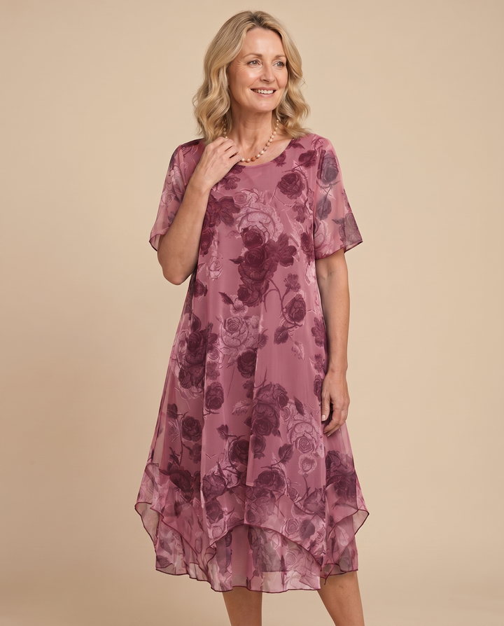 Eleanor | Elegant Comfort Pleated Dress