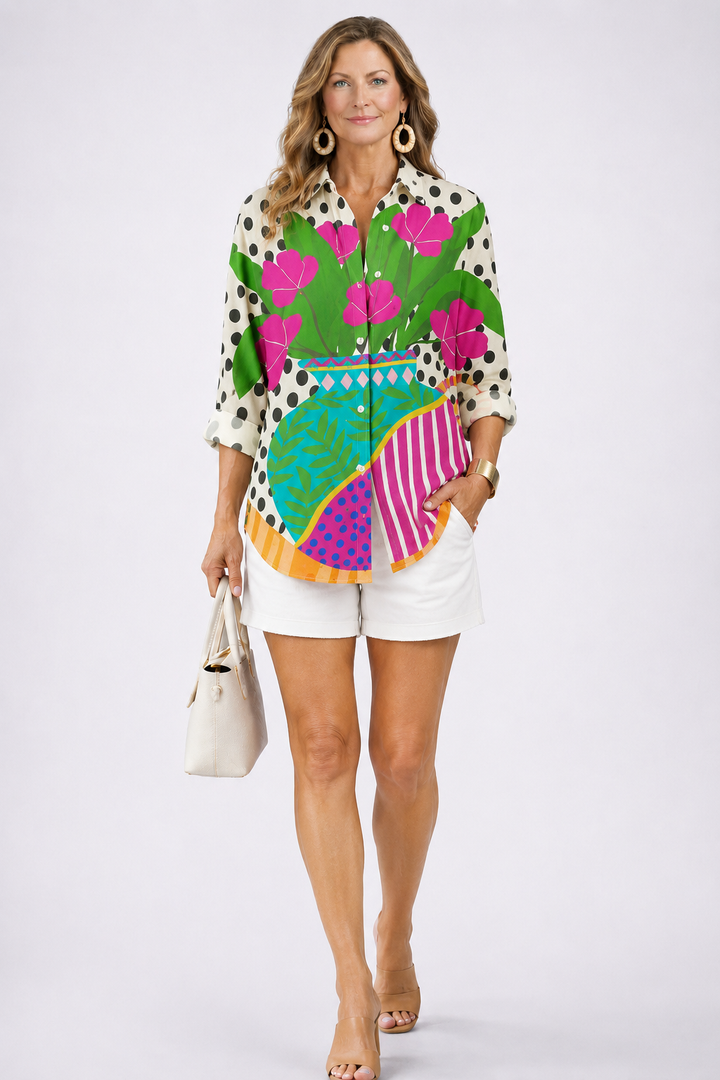 Isvelyn™ | Blooming Vase Blouse