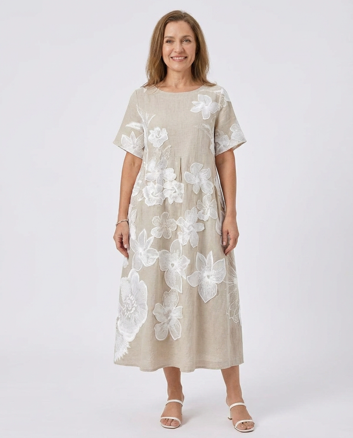 Oaklyn™ | Elegant Floral Print Dress