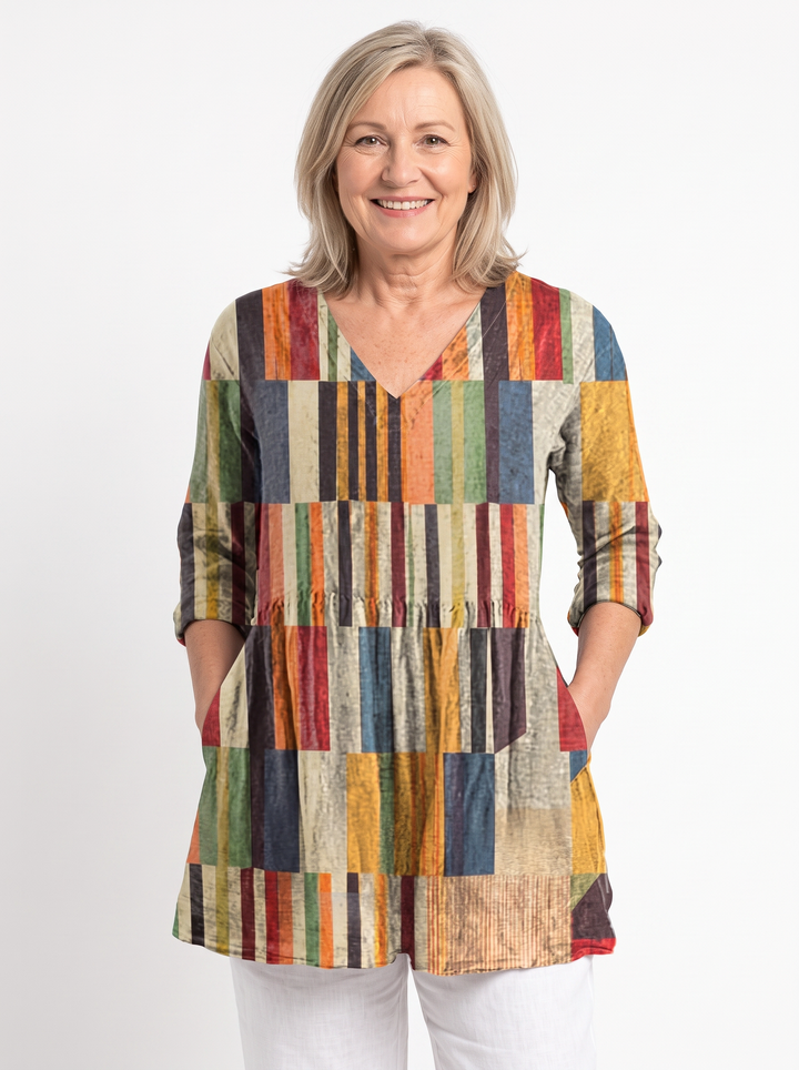 Bernice | Long V-Neck Tunic