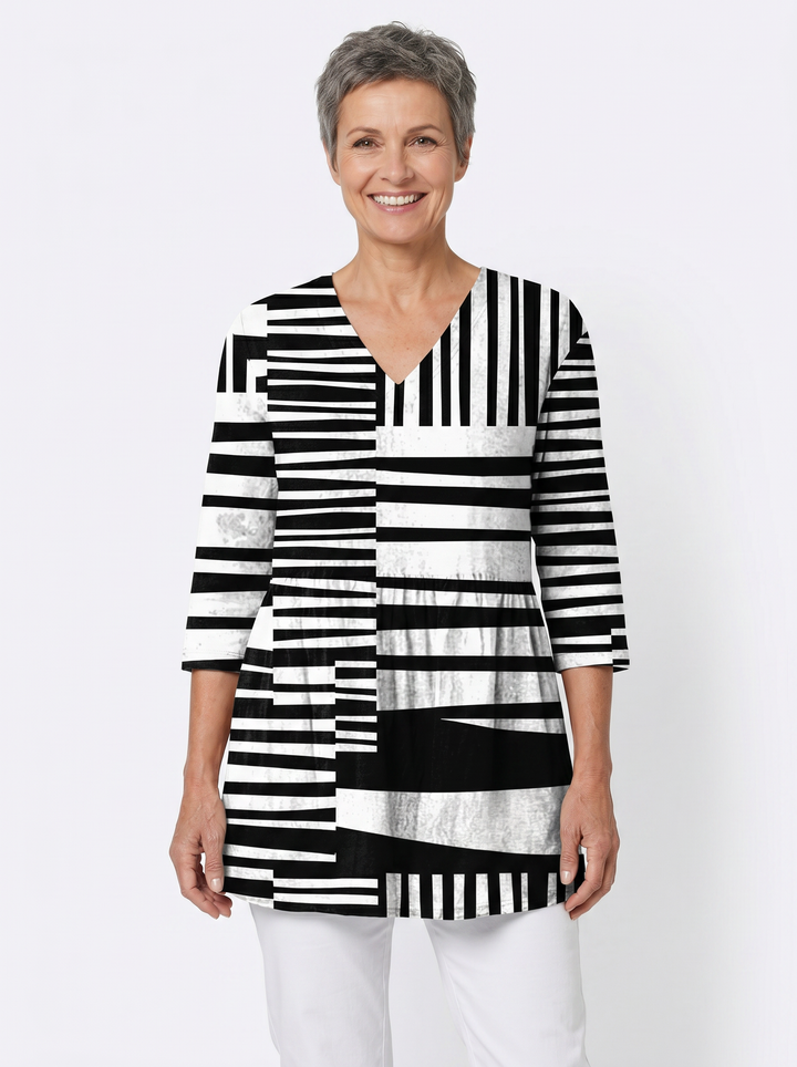 Bess | Long V-Neck Tunic