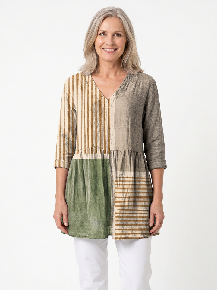 Effie | Long V-Neck Tunic