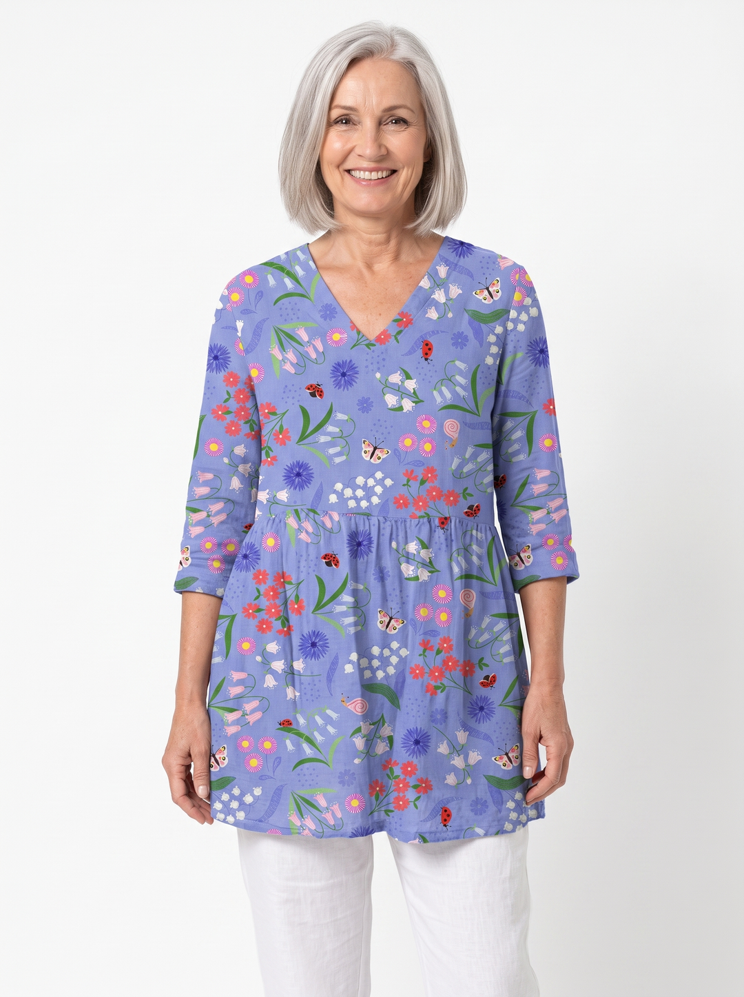 Eva | Long V-Neck Tunic