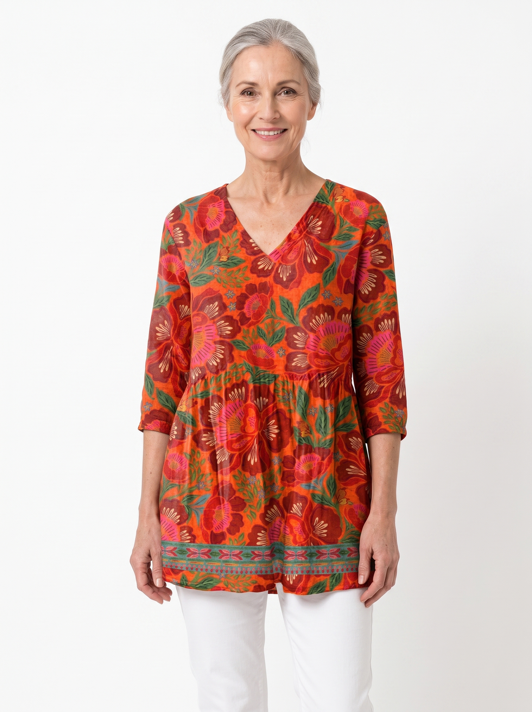 Grace | Long V-Neck Tunic