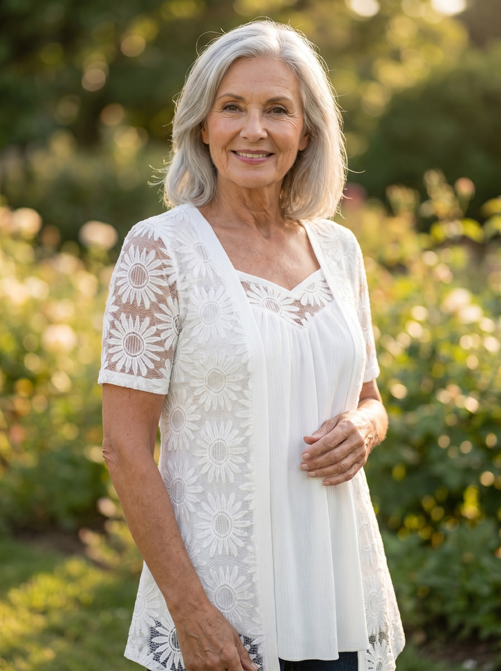 Sophia Timeless Lace Blouse - sophia lifestyle